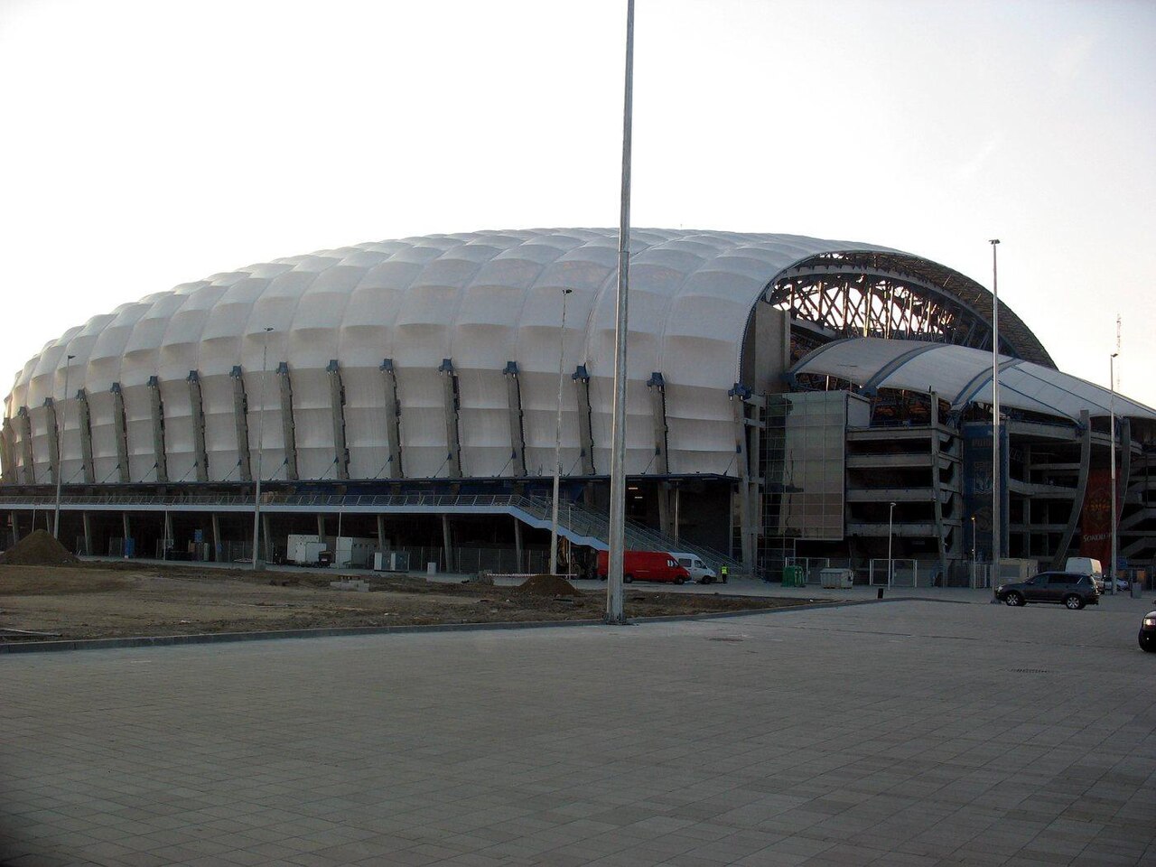Estadio Municipal de Poznań, à Poznań