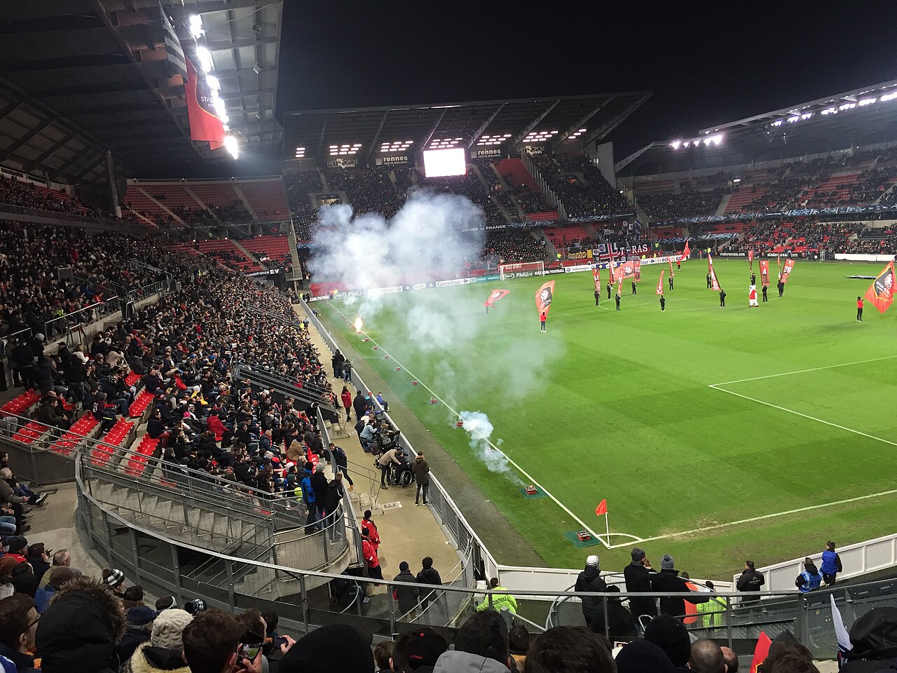 Stade de la Route de Lorient, à Rennes