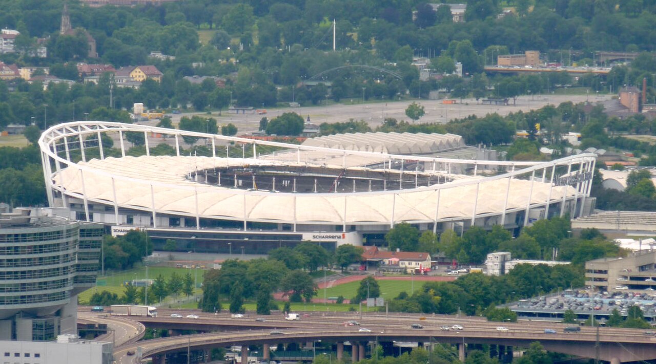 Le stade MHPArena, à Bad Cannstatt