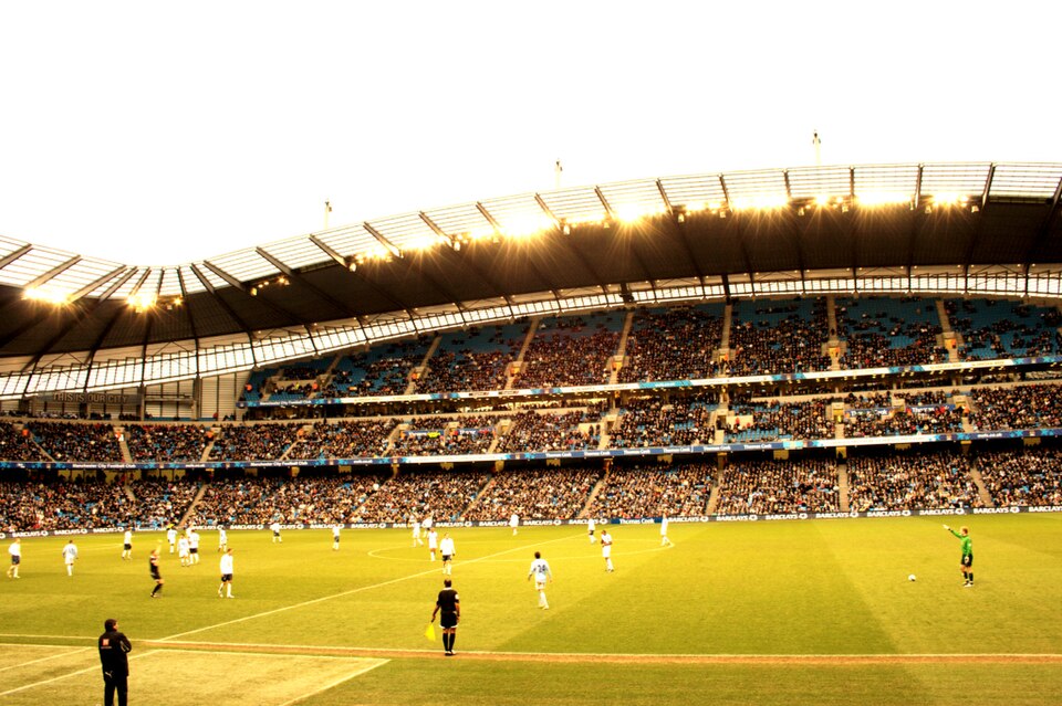 Le stade Manchester Şehir Stadyumu, à Manchester