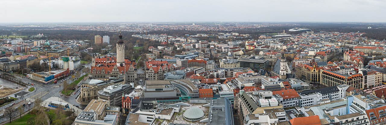 Le stade Zentralstadion Leipzig, à Leipzig