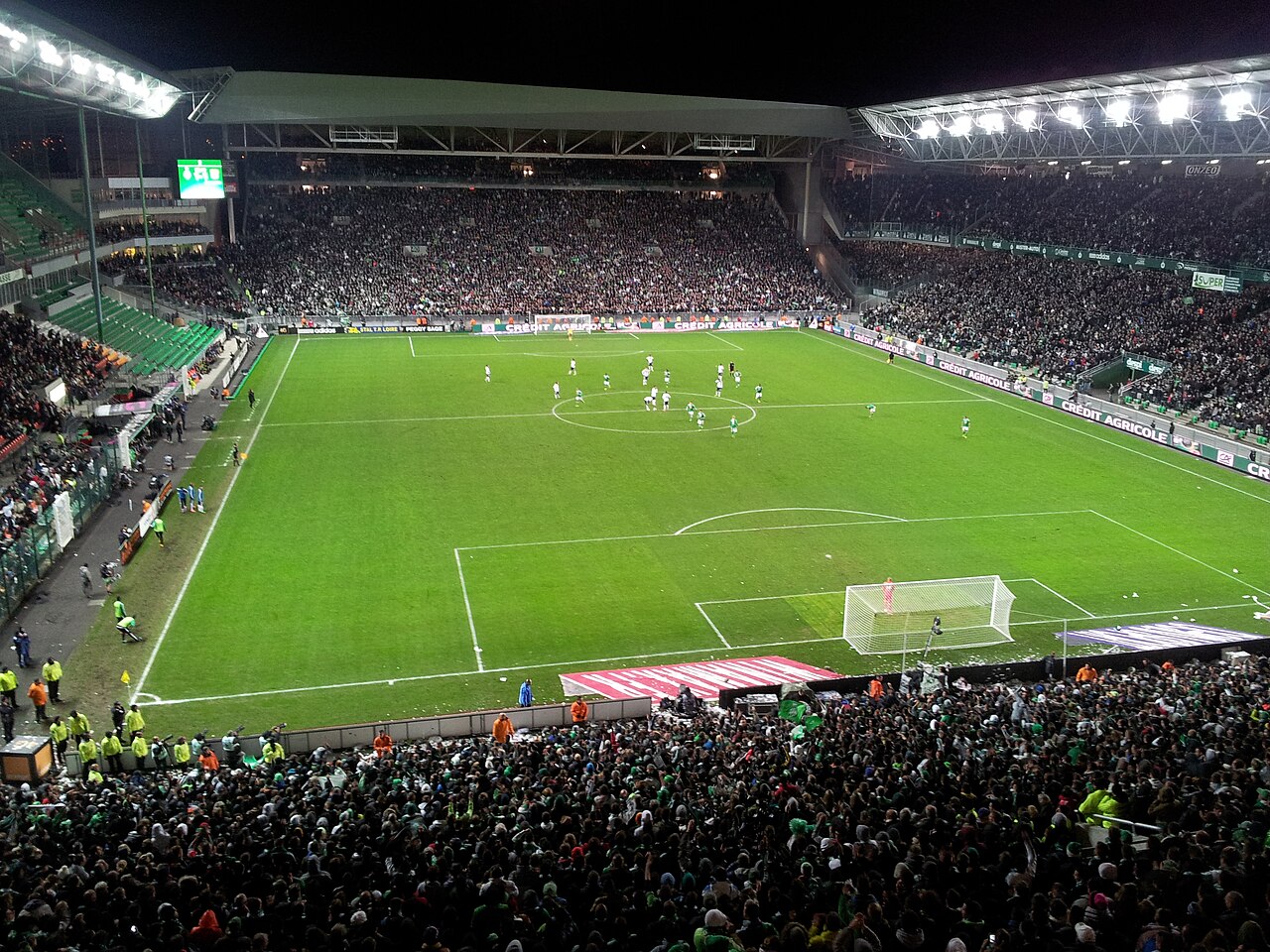 stade Geoffroy-Guichard, à Saint-Étienne