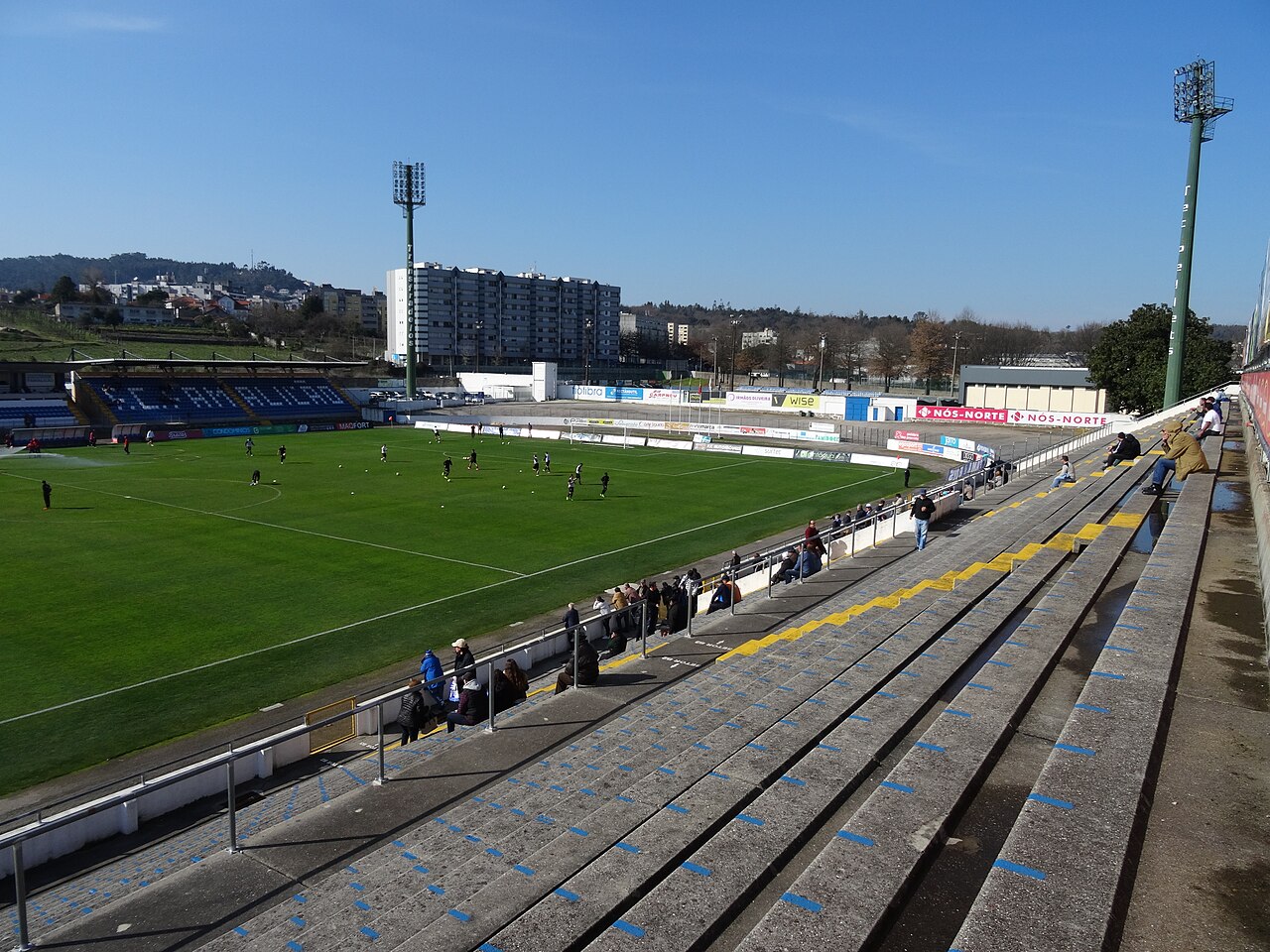 Estádio Municipal 22 de Junho, à Vila Nova de Famalicão