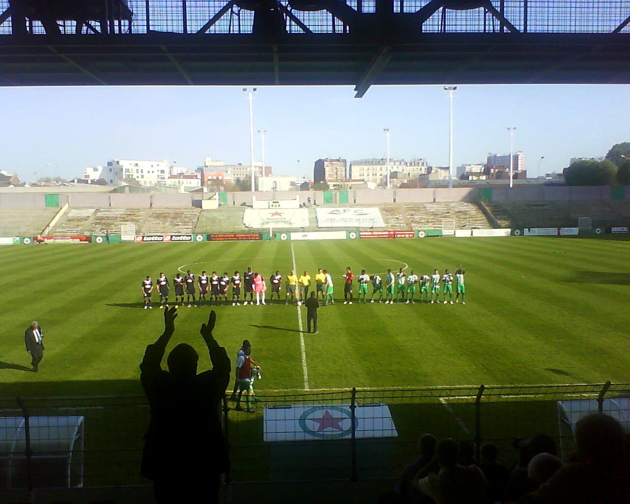 stade Bauer, à Saint-Ouen-sur-Seine