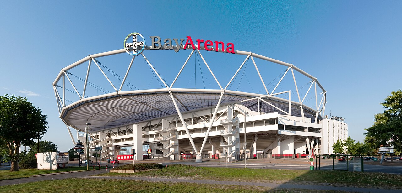 Le stade BayArena, à Leverkusen