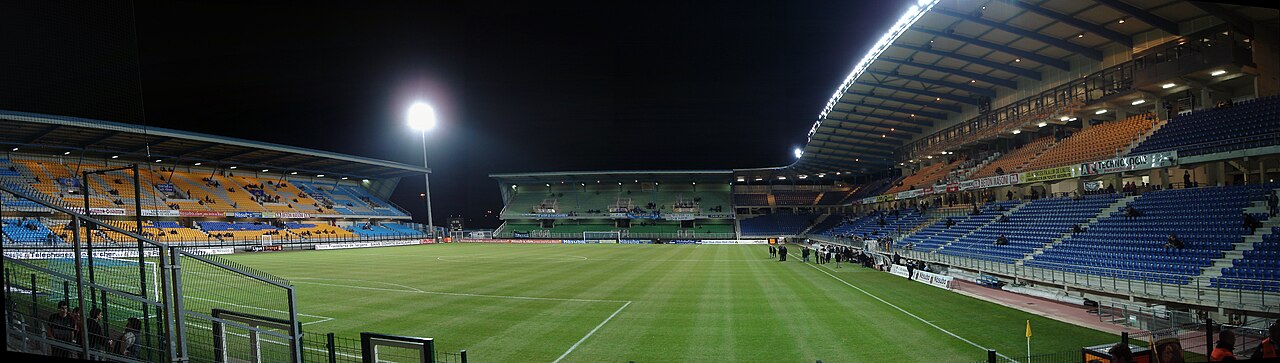 stade de l'Aube, à Troyes